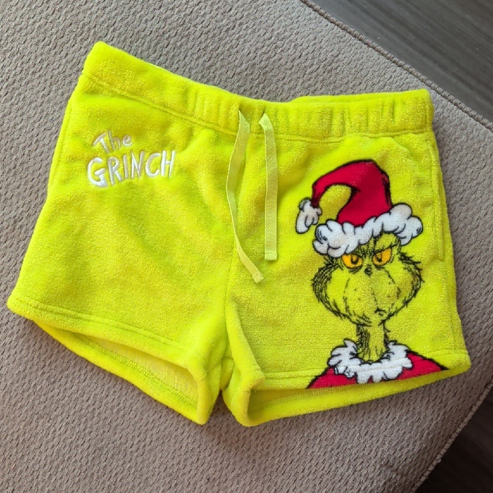 The Grinch Super Soft Pajama Shorts, NWOT